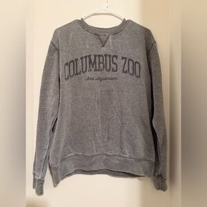 Columbus Zoo Vintage-Style Crewneck Sweatshirt M Unisex